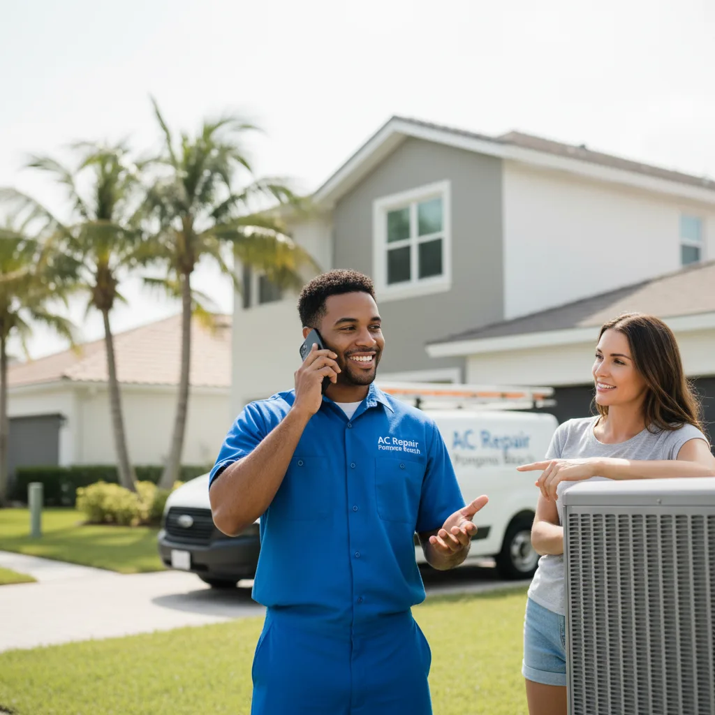 AC Repair Pompano Beach customer support in Paola